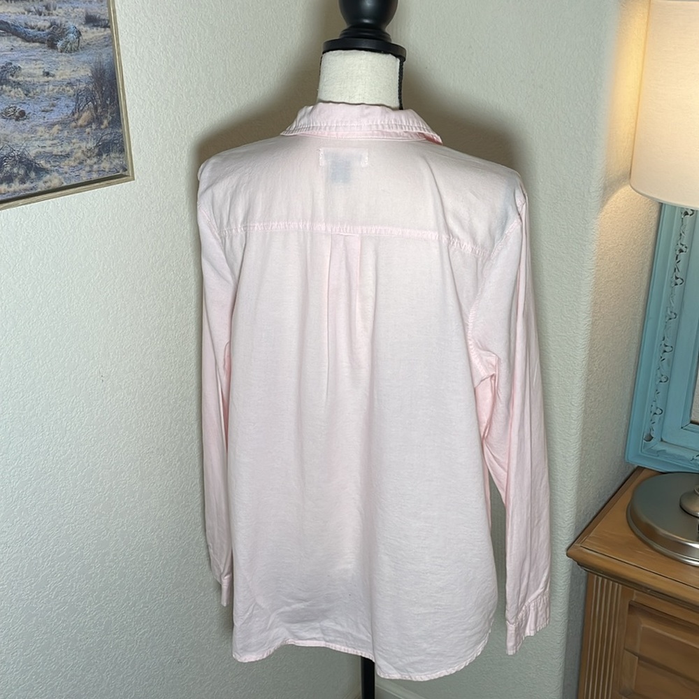Pink Old Navy Classic Button Down Shirt - Picture 4 of 12